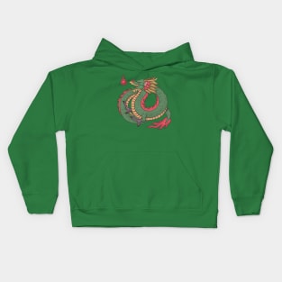 Traditional Chinese dragon Kids Hoodie